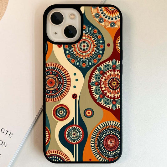 Colorful Ethnic Pattern Glass Case
