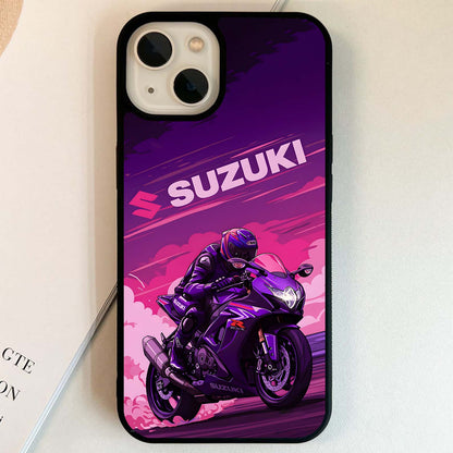 Suzuki Purple Velocity Glass Case