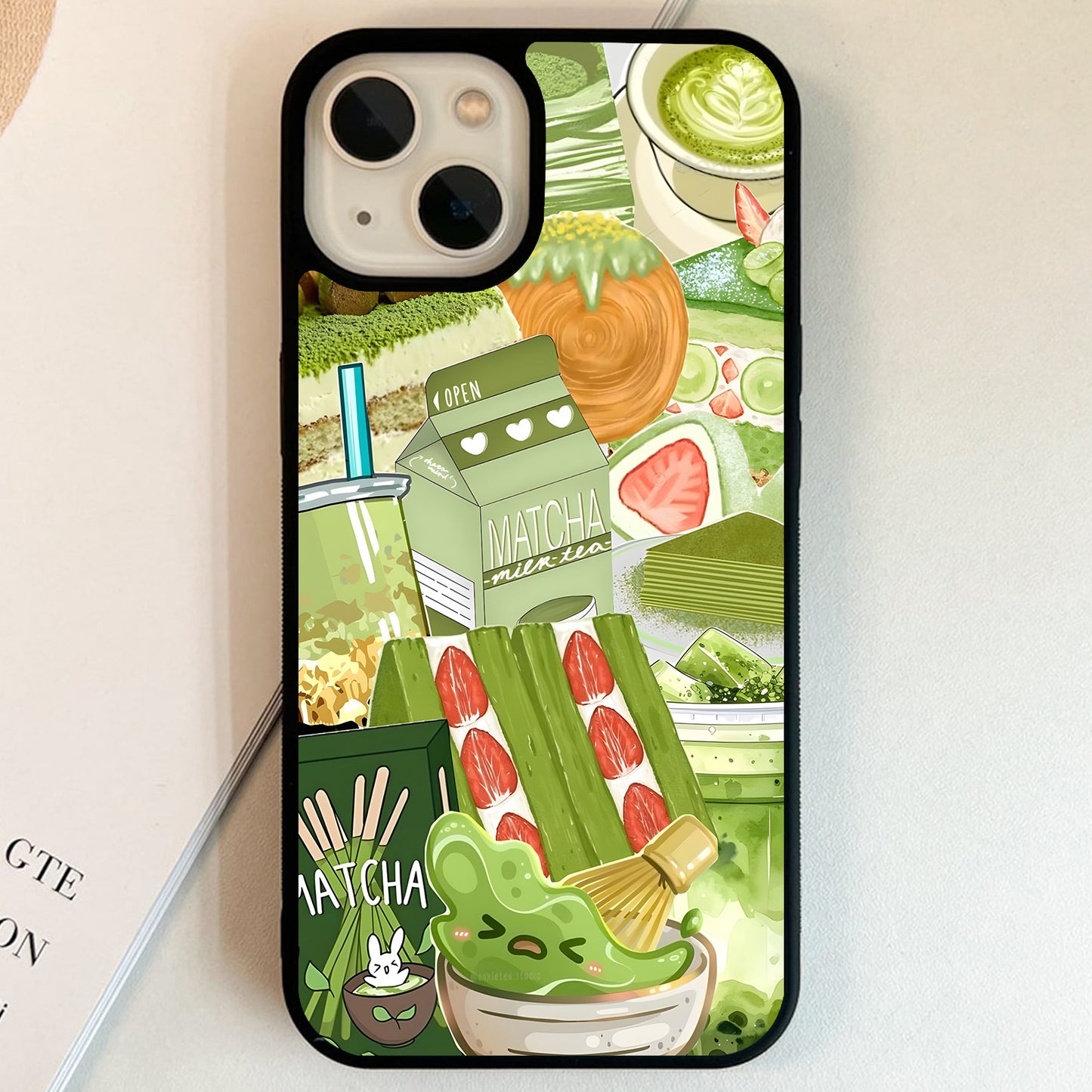 Sweet Matcha Paradise Glass Case