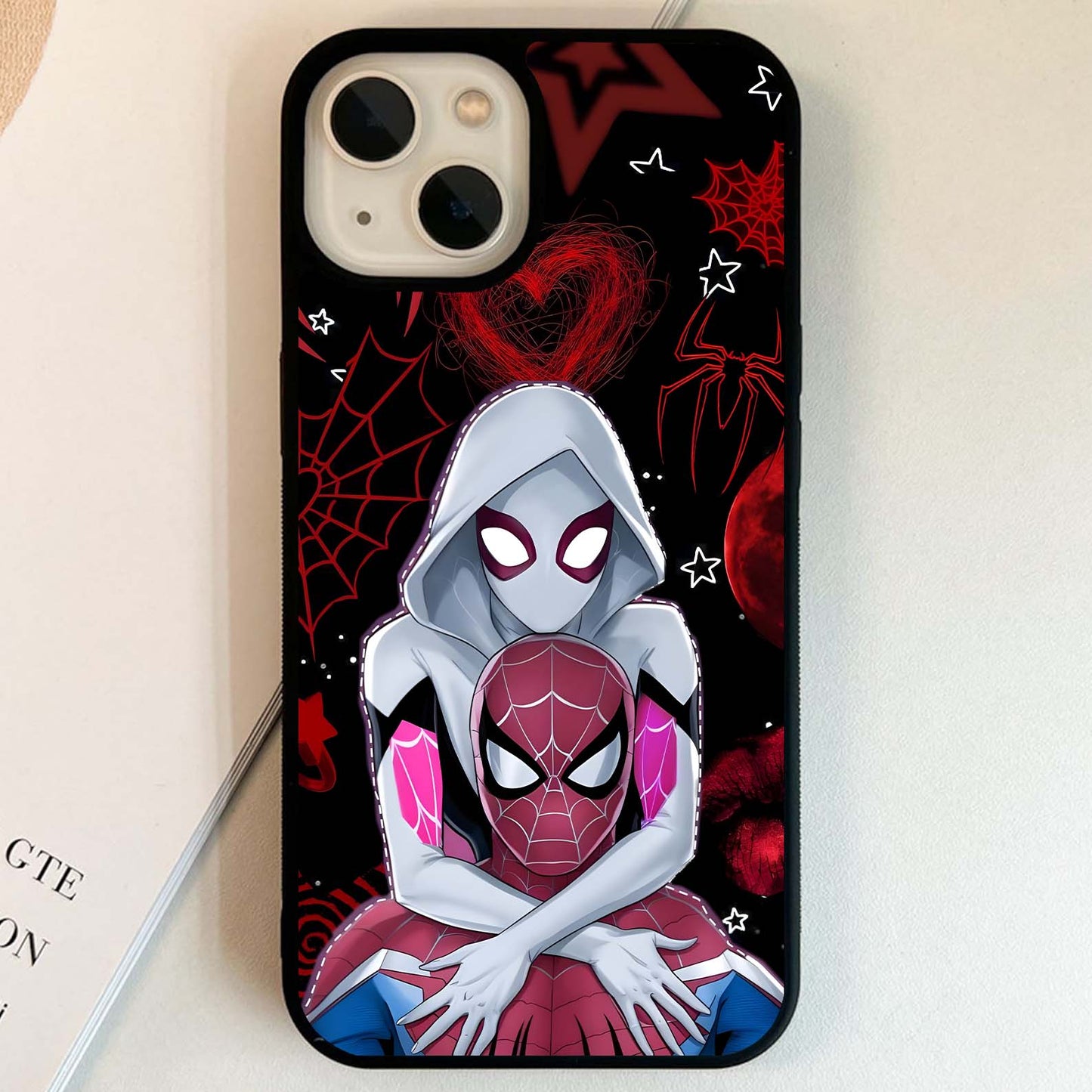 Spiderman Neon Swing Glass Case