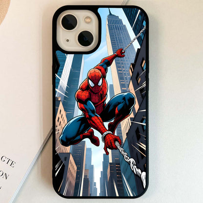 Spiderman Pixel Rush Glass Case