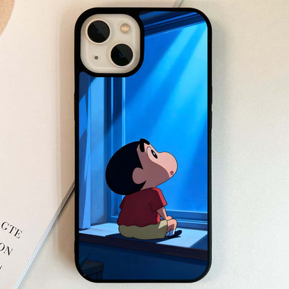 Shinchan Quiet Night Glass Case