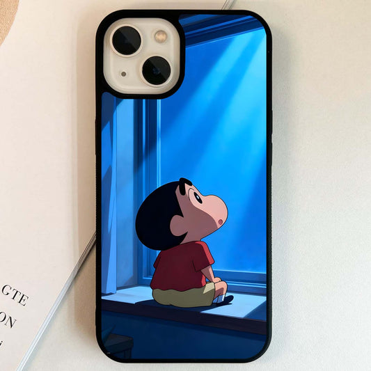 Shinchan Quiet Night Glass Case