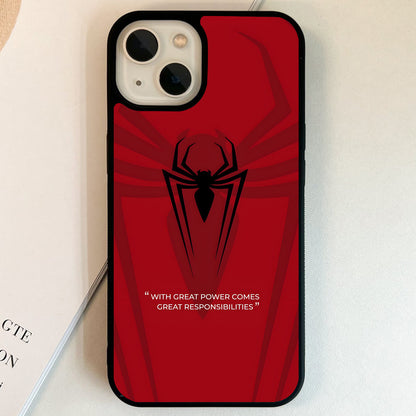 Spiderman Great Responsibility Glass Case