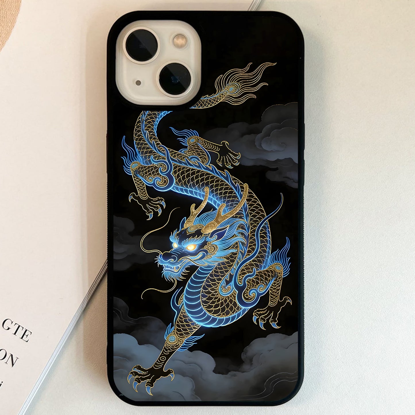 Azure Dragon Majesty Glass Case