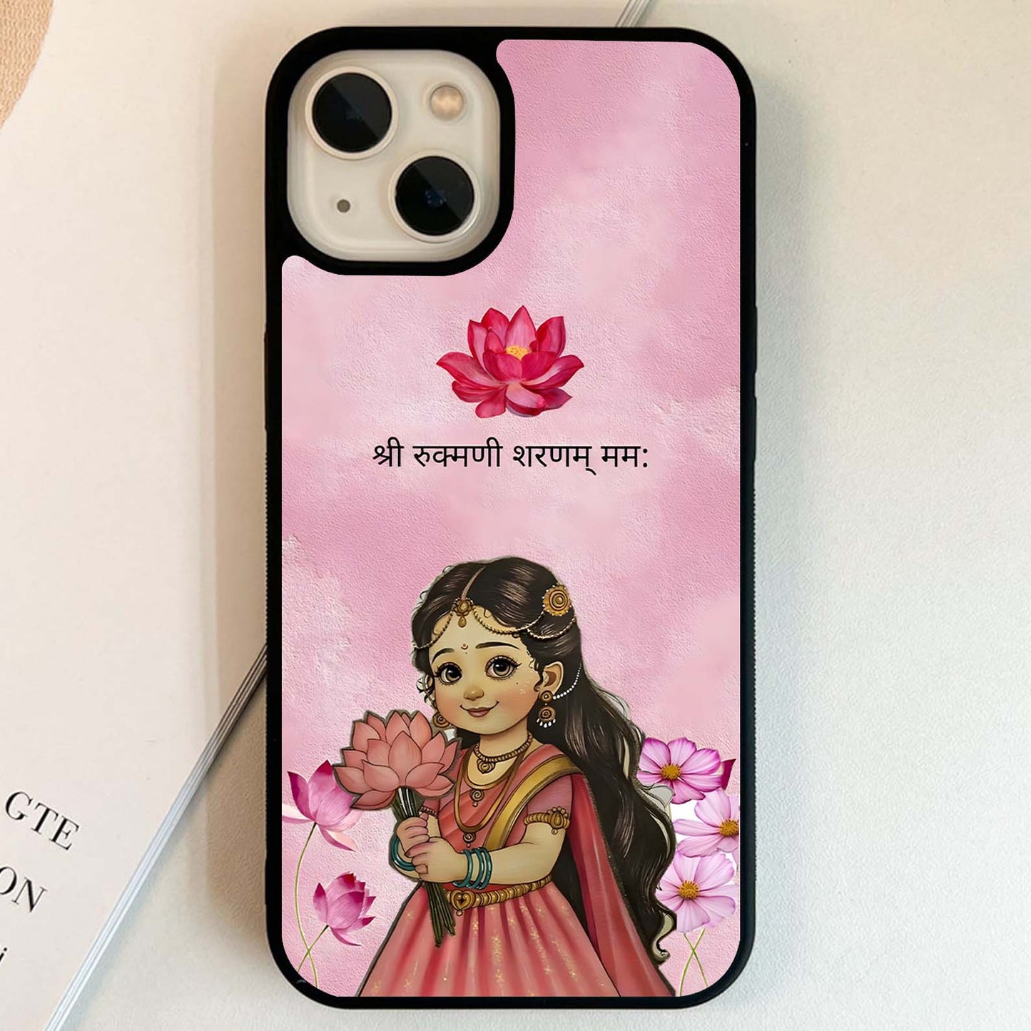Radha Pink Blossom Glass Case