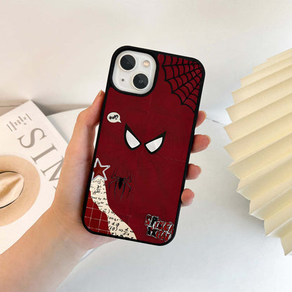 Spiderman Red Shadow Glass Case