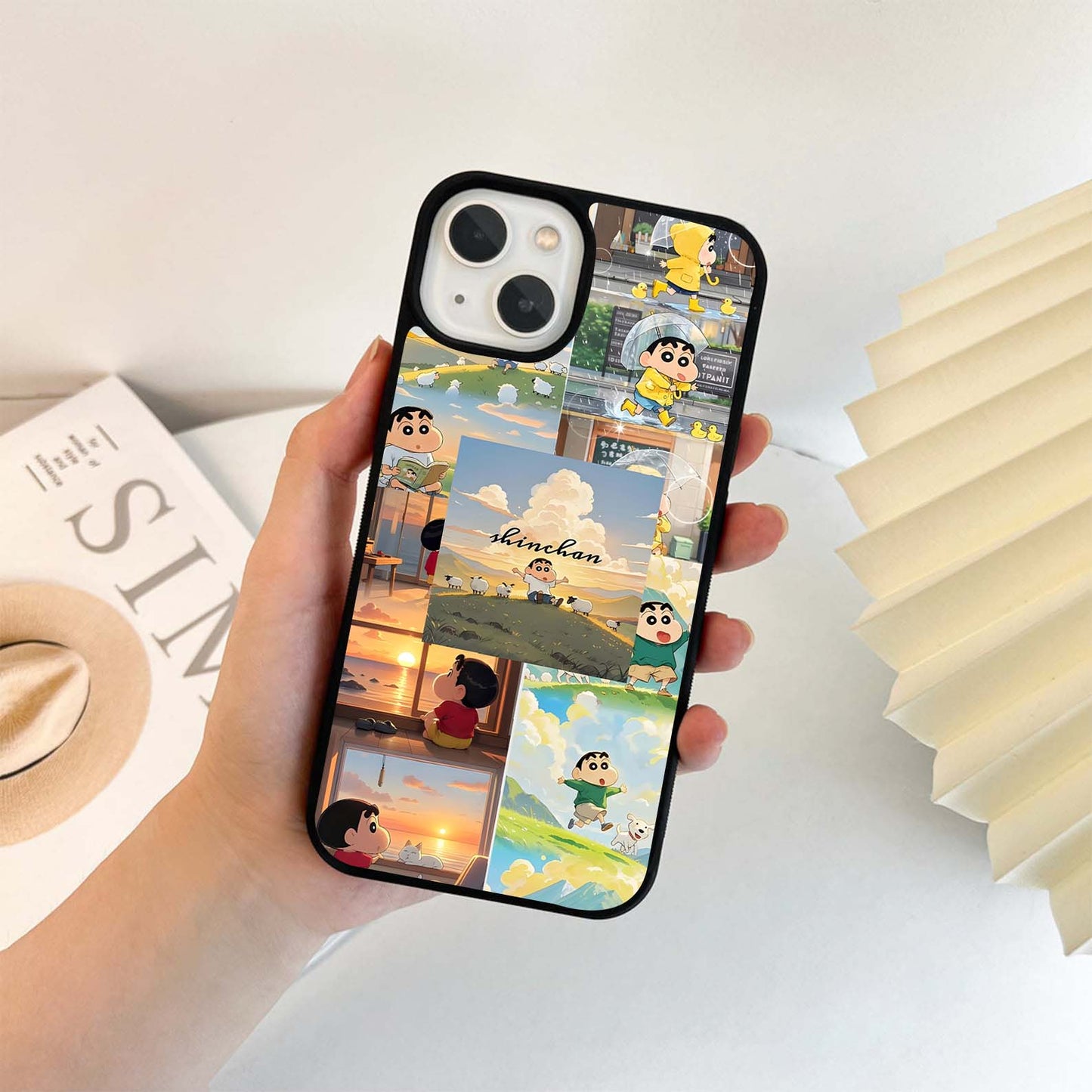 Shinchan Soft Journey Glass Case