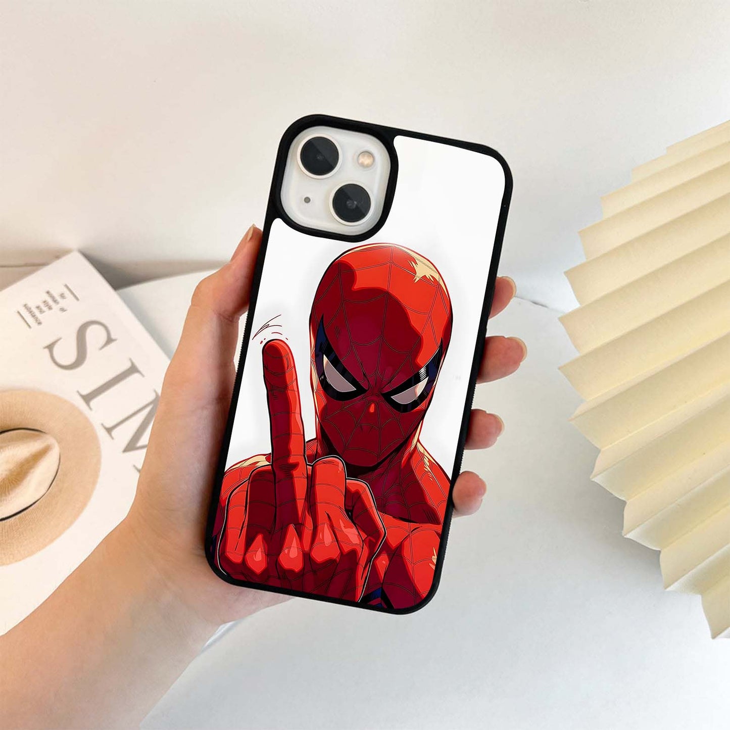 Spiderman Savage Mood Glass Case