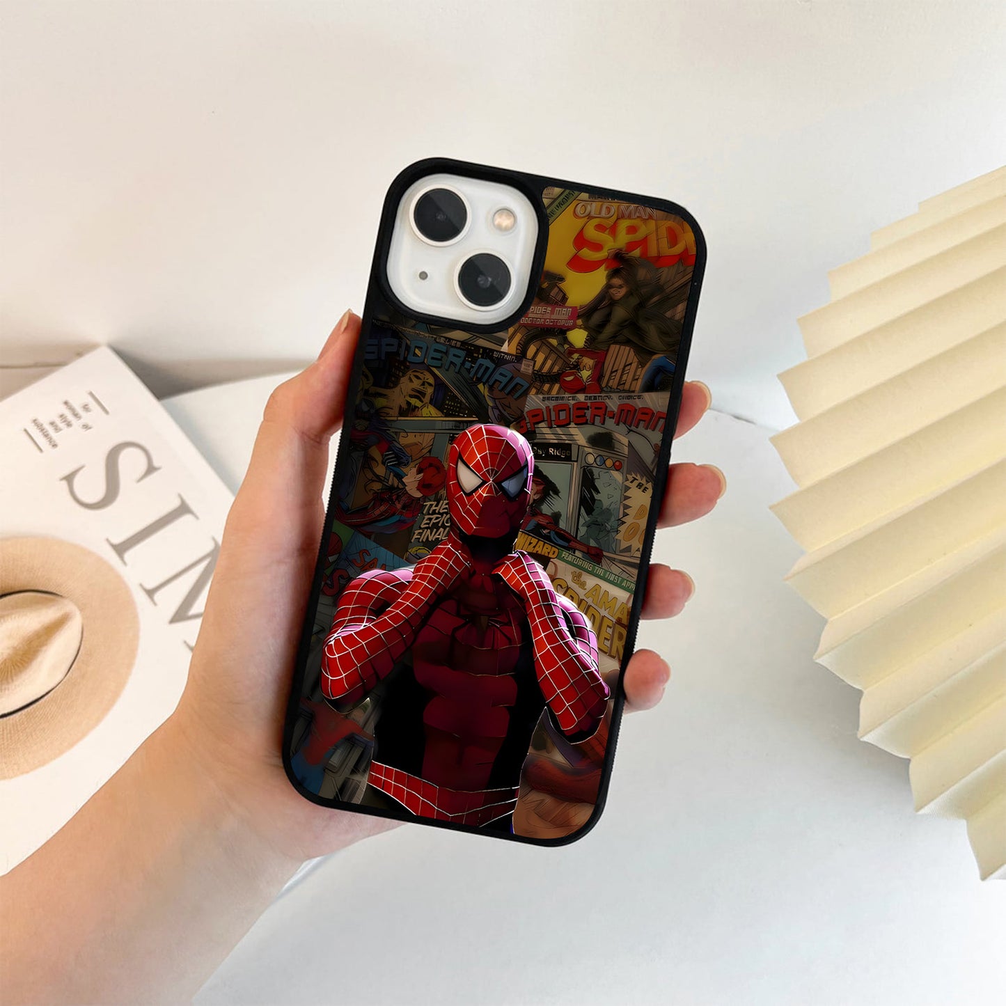 Spiderman Never Quit Glass Case