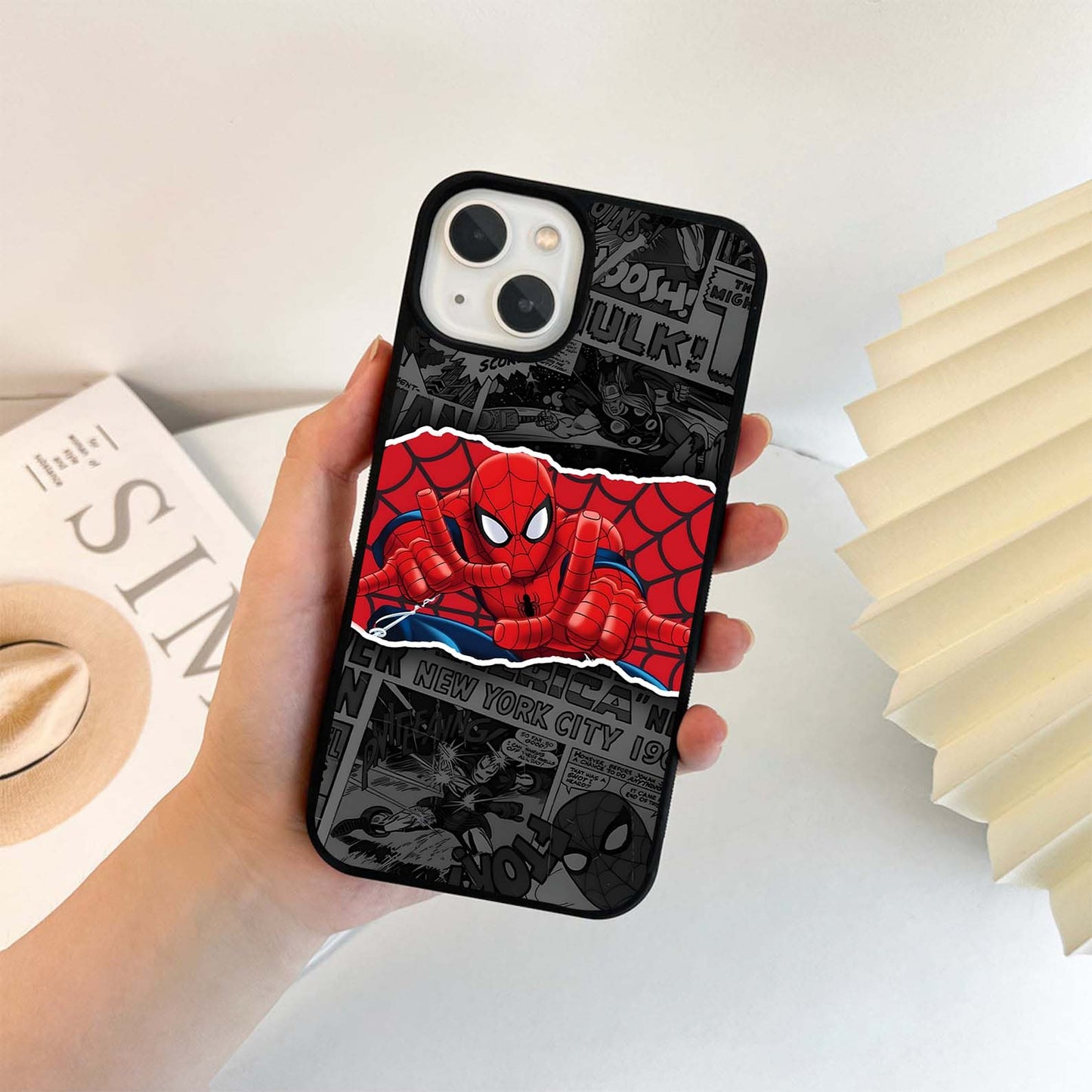 Spiderman Starry Swing Glass Case