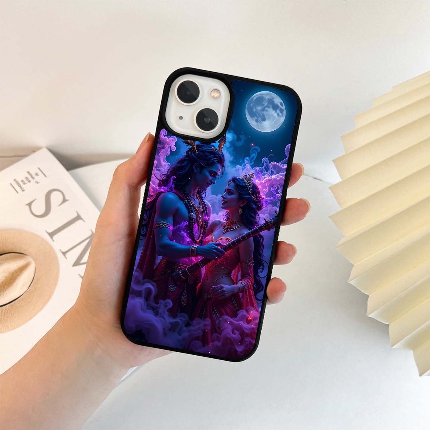 Krishna Neon Souls Glass Case