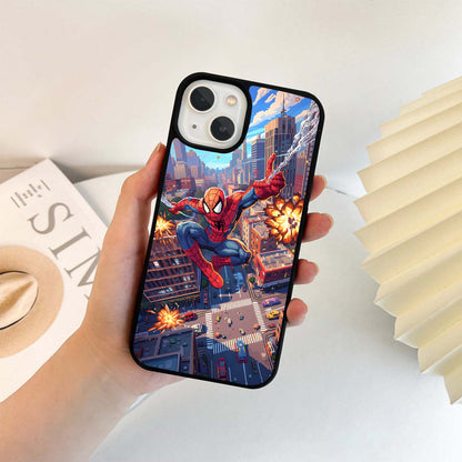 Spiderman Web Attack Glass Case