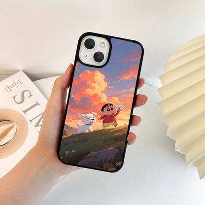 Shinchan Sky Run Glass Case