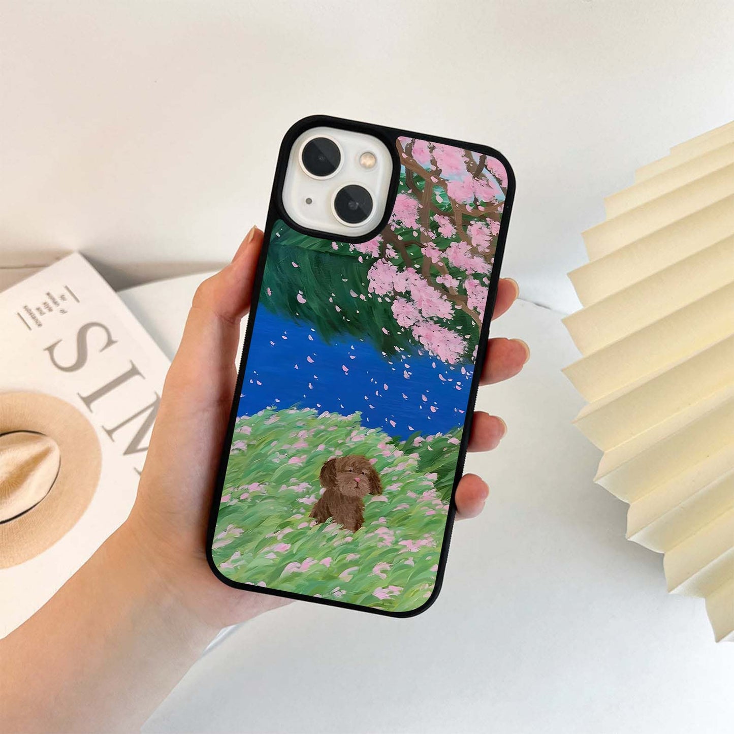 Cherry Blossom Calm Glass Case