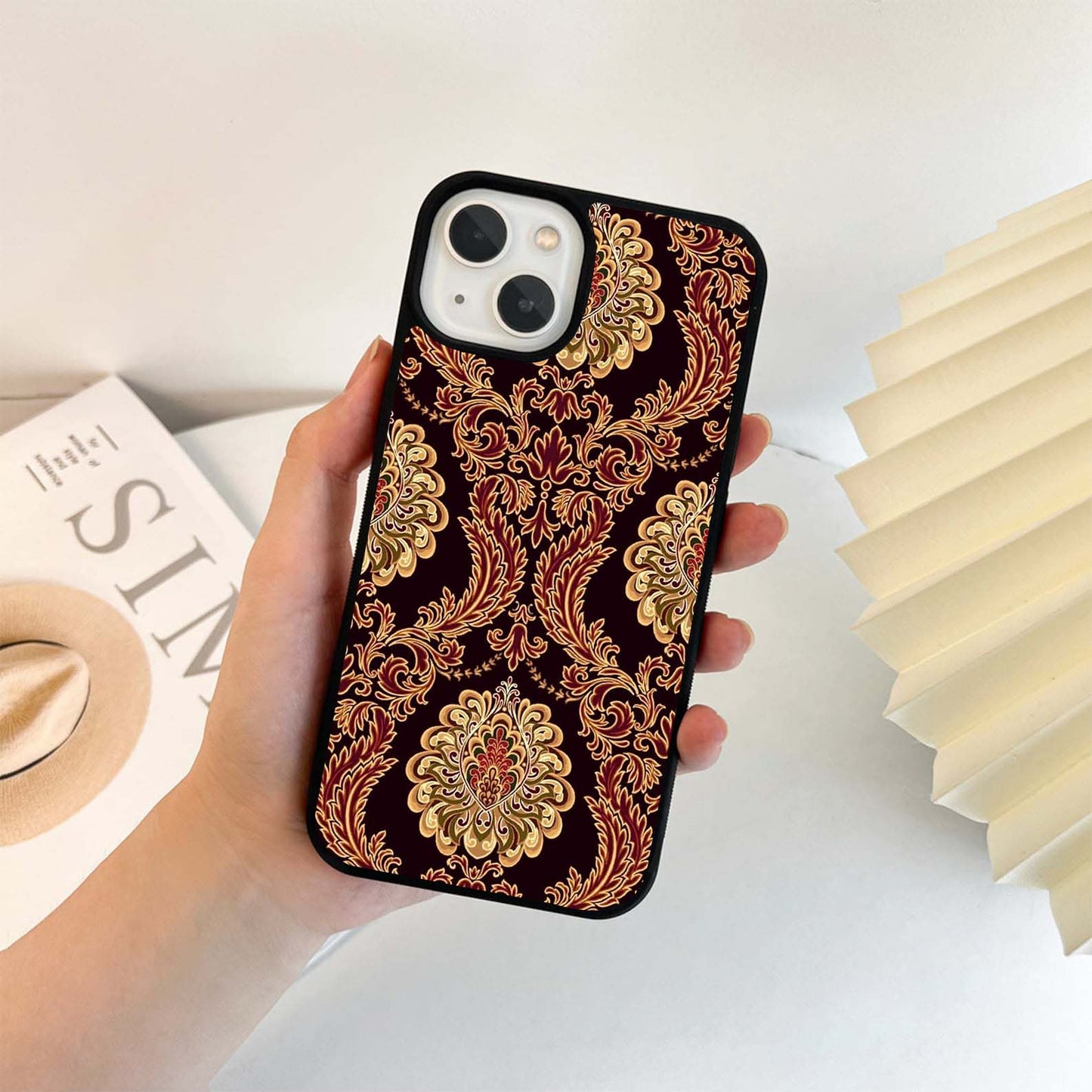 Regal Damask Heritage Glass Case