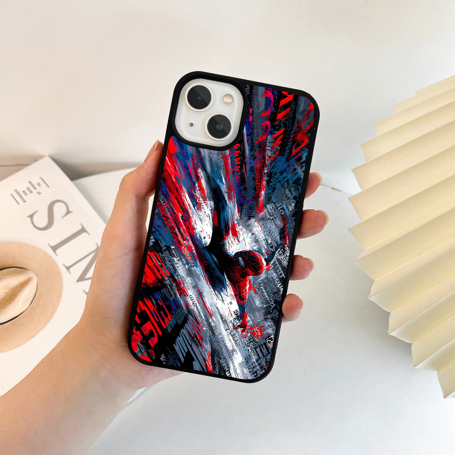 Spiderman Urban Chaos Glass Case
