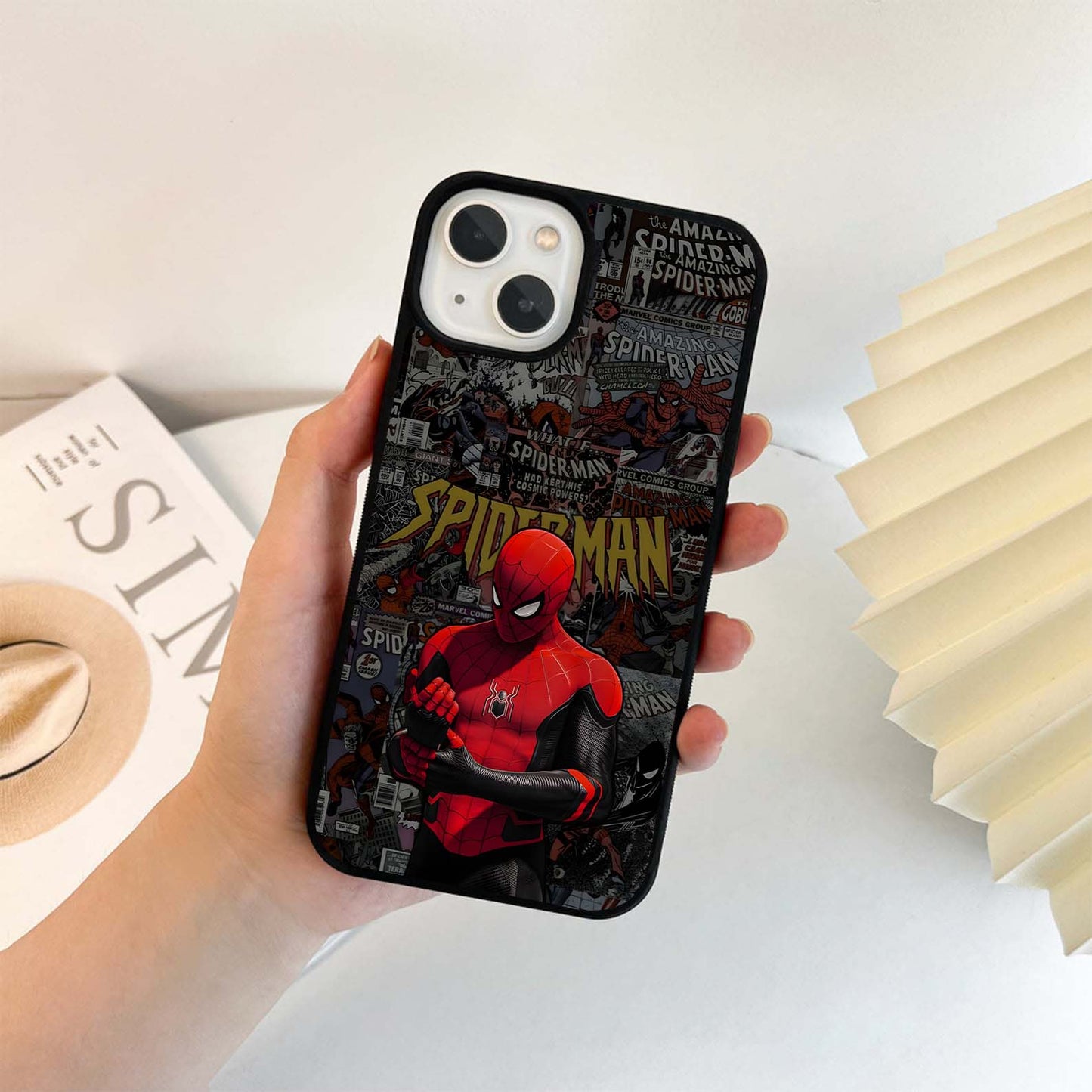 Spiderman City Swing Glass Case