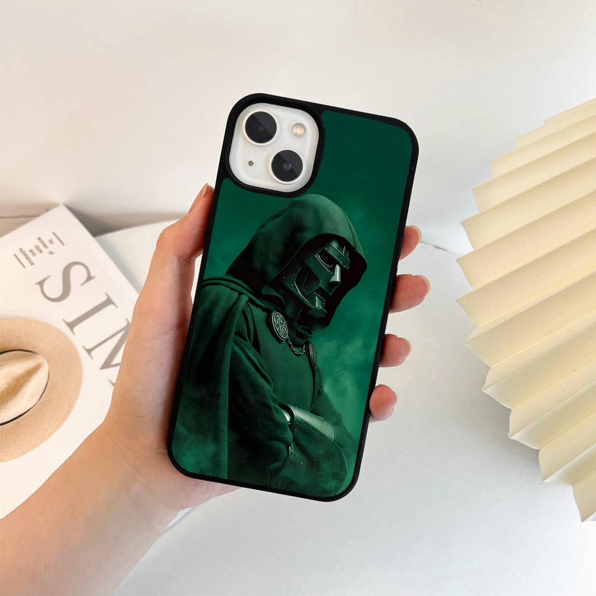 Dr.Doom Dark Portrait Glass Case