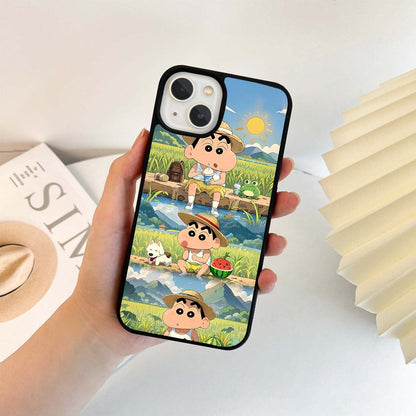 Shinchan Farm Days Glass Case