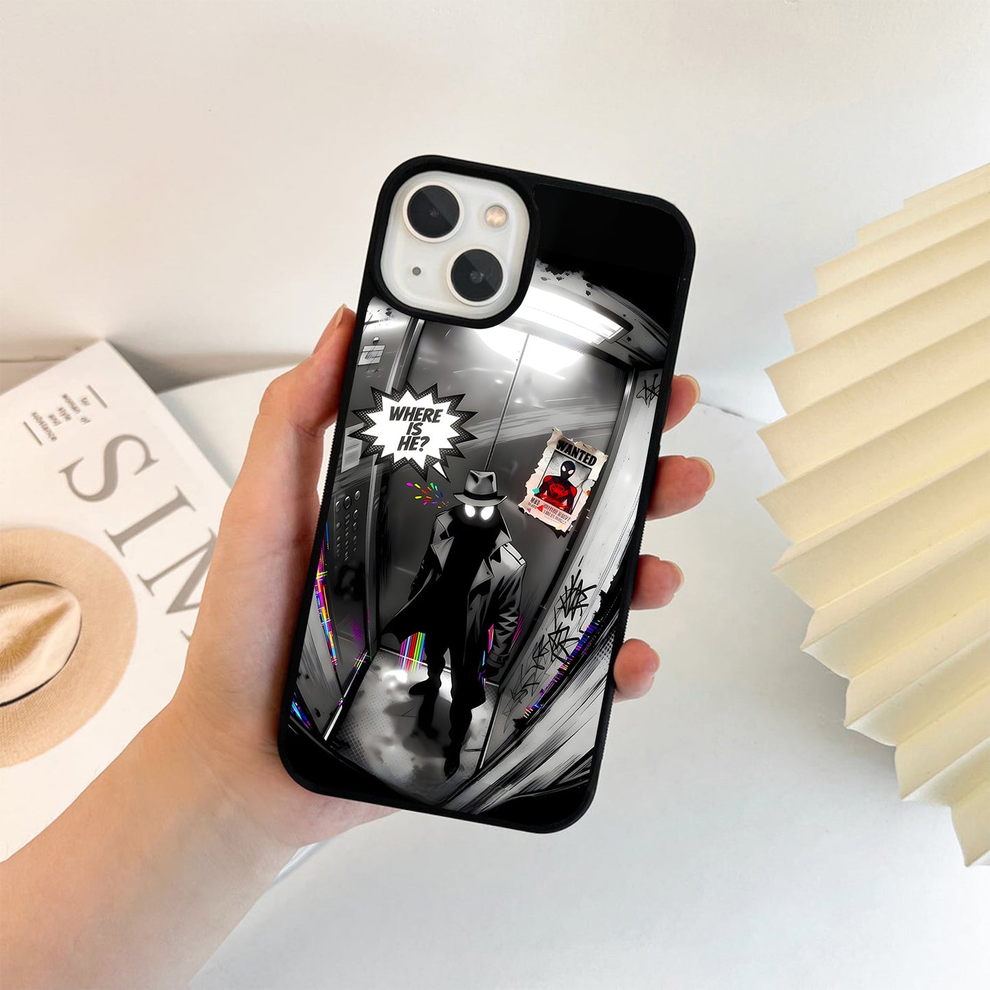 Noir Hero Reflection Glass Case