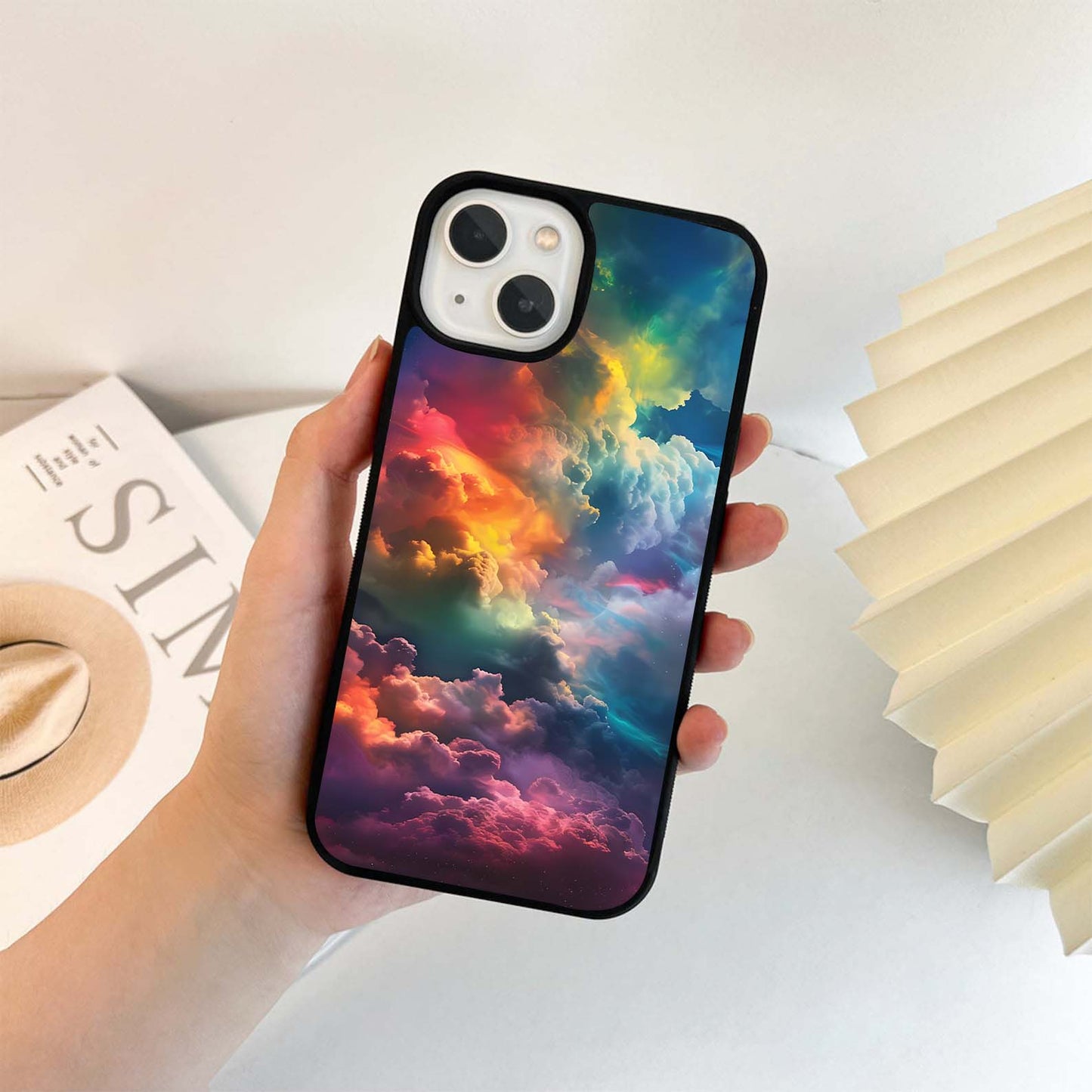 Pastel Sky Whispers Glass Case