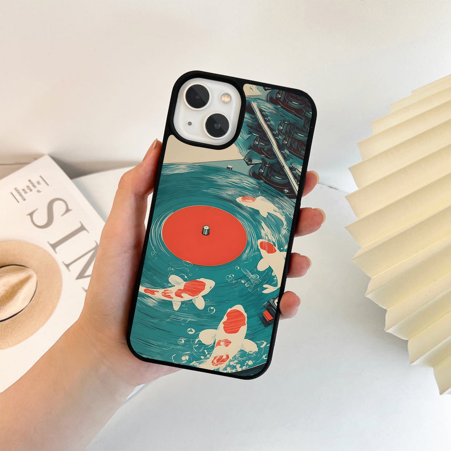Koi Melody Waves Glass Case