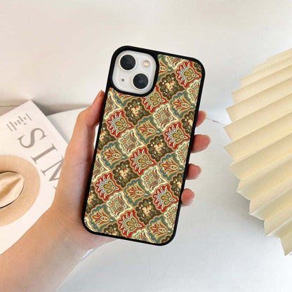 Royal Paisley Bloom Glass Case