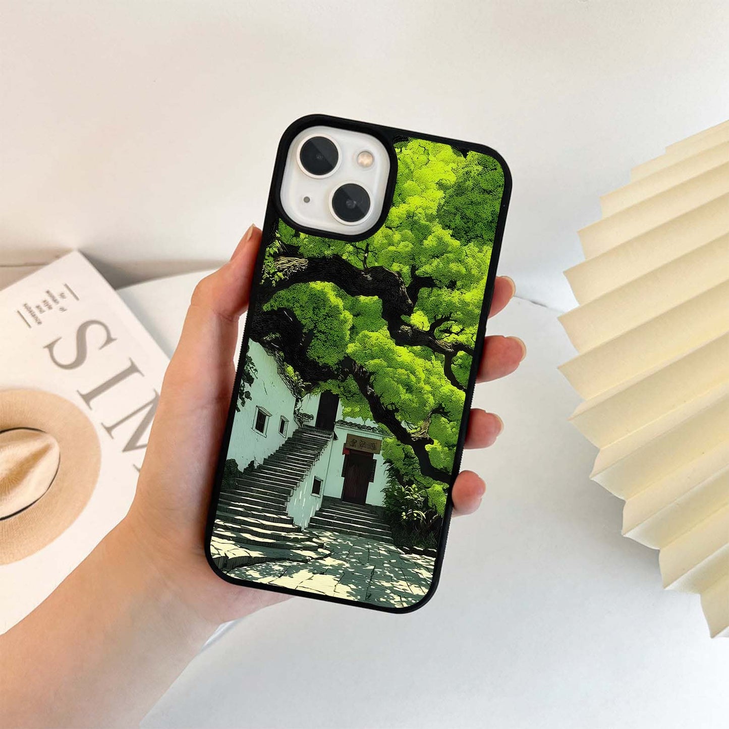 Emerald Temple Path Glass Case