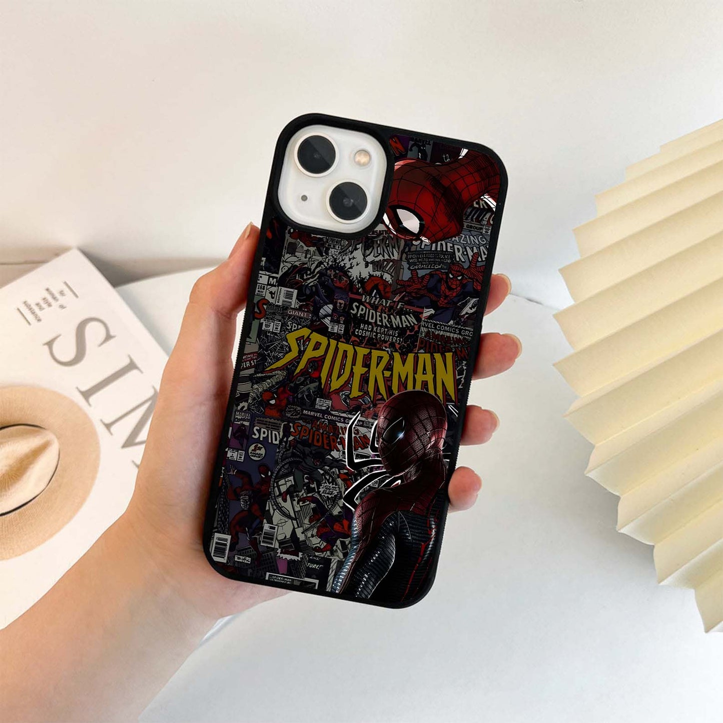 Spiderman Comic Storm Glass Case