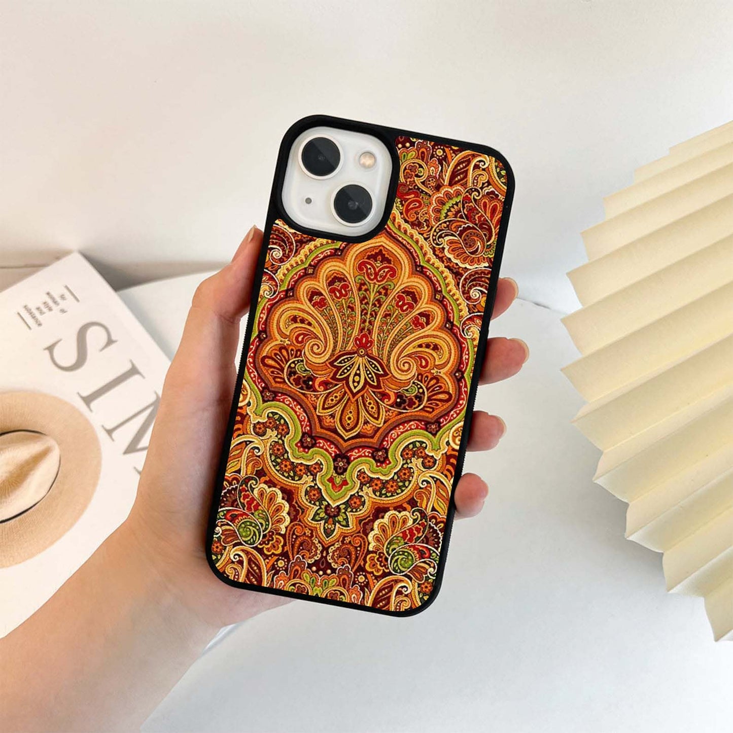 Heritage Paisley Mosaic Glass Case