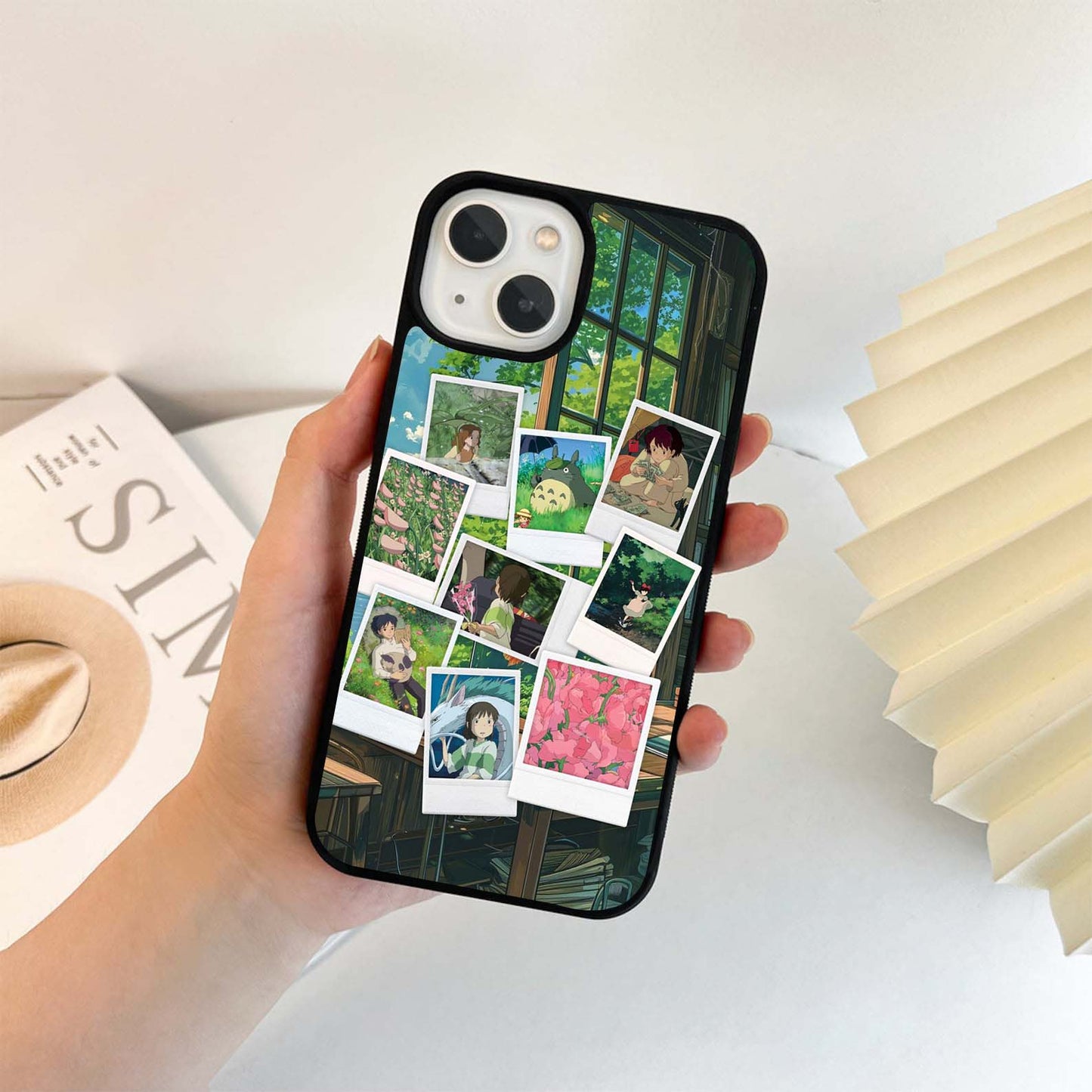 Ghibli Polaroid Moments Glass Case