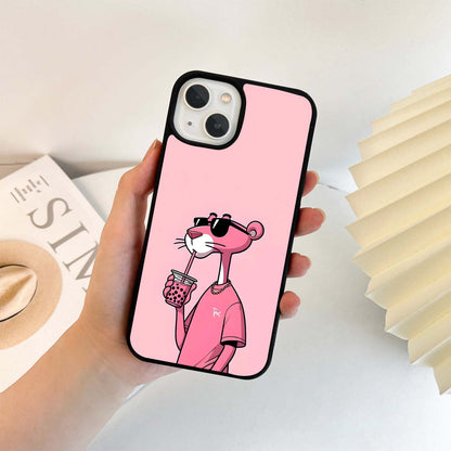 Pink Panther Glass Case