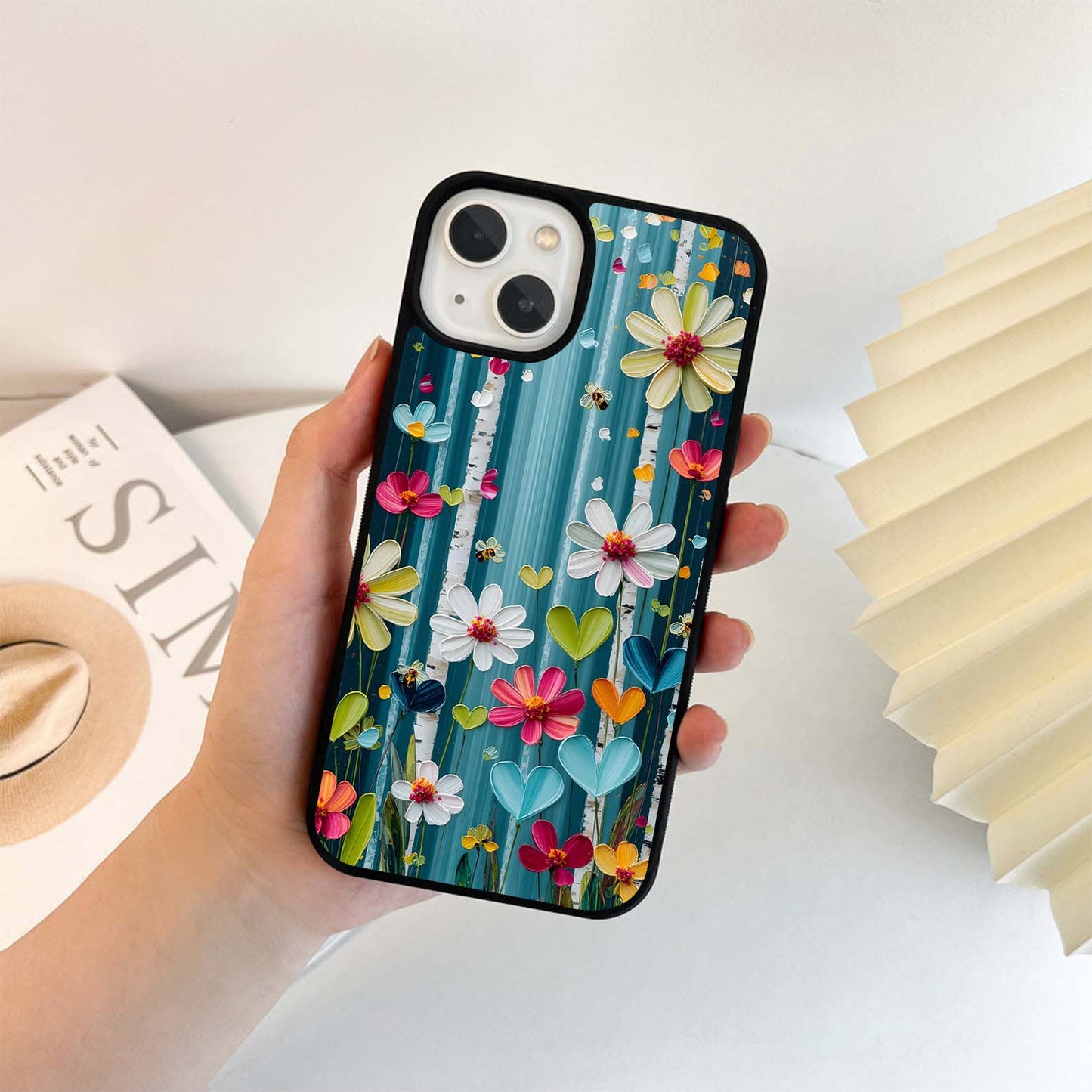 Bloom Heart Drift Glass Case