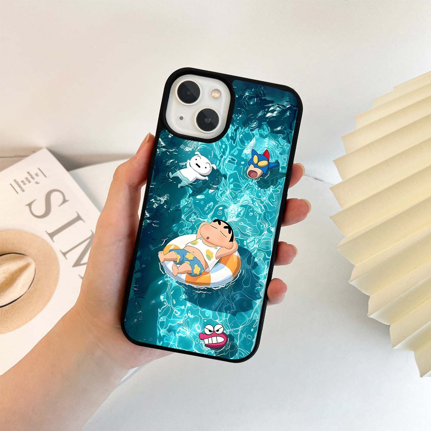 Shinchan Pool Chill Glass Case