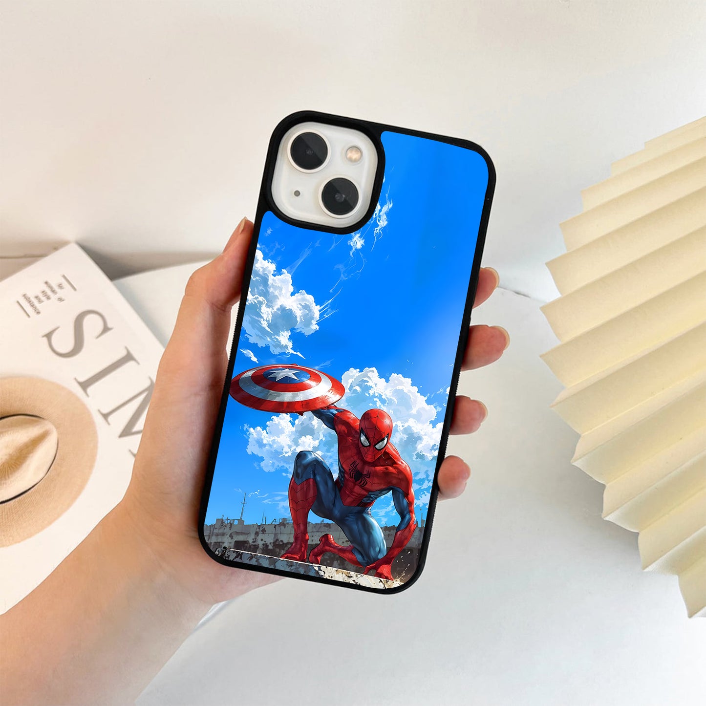 Spiderman Captain Fusion Glass Case