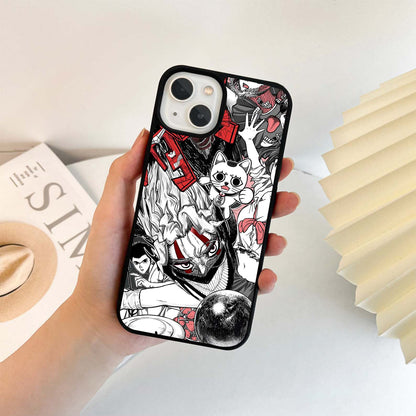 Crimson Chaos Panel Glass Case