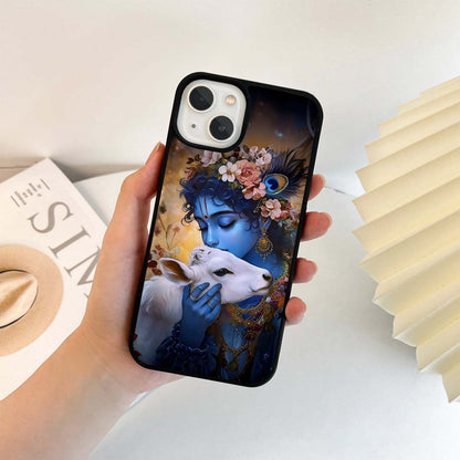 Krishna Divine Glance Glass Case
