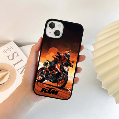 KTM Orange Rush Glass Case