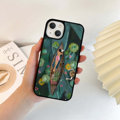 Serene Boat Dream Glass Case