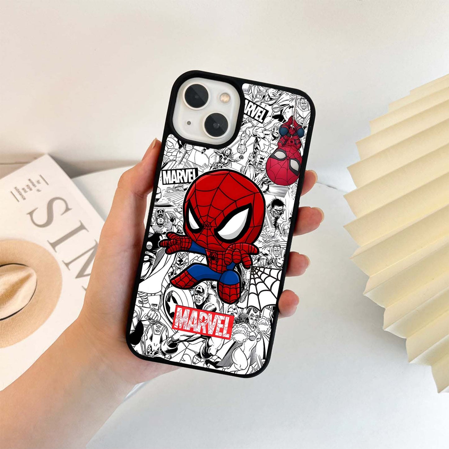 Spiderman Mini Hero Glass Case