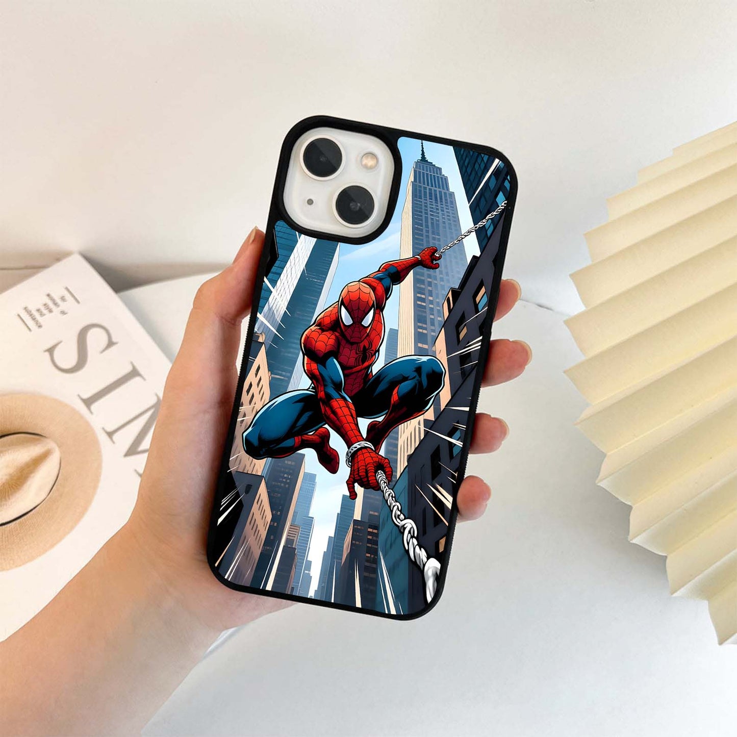 Spiderman Pixel Rush Glass Case