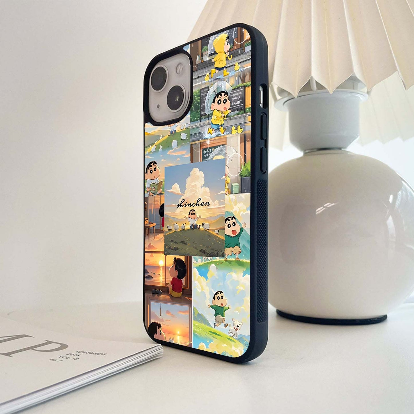 Shinchan Soft Journey Glass Case