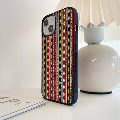 Folik Carpet Pattern Glass Case