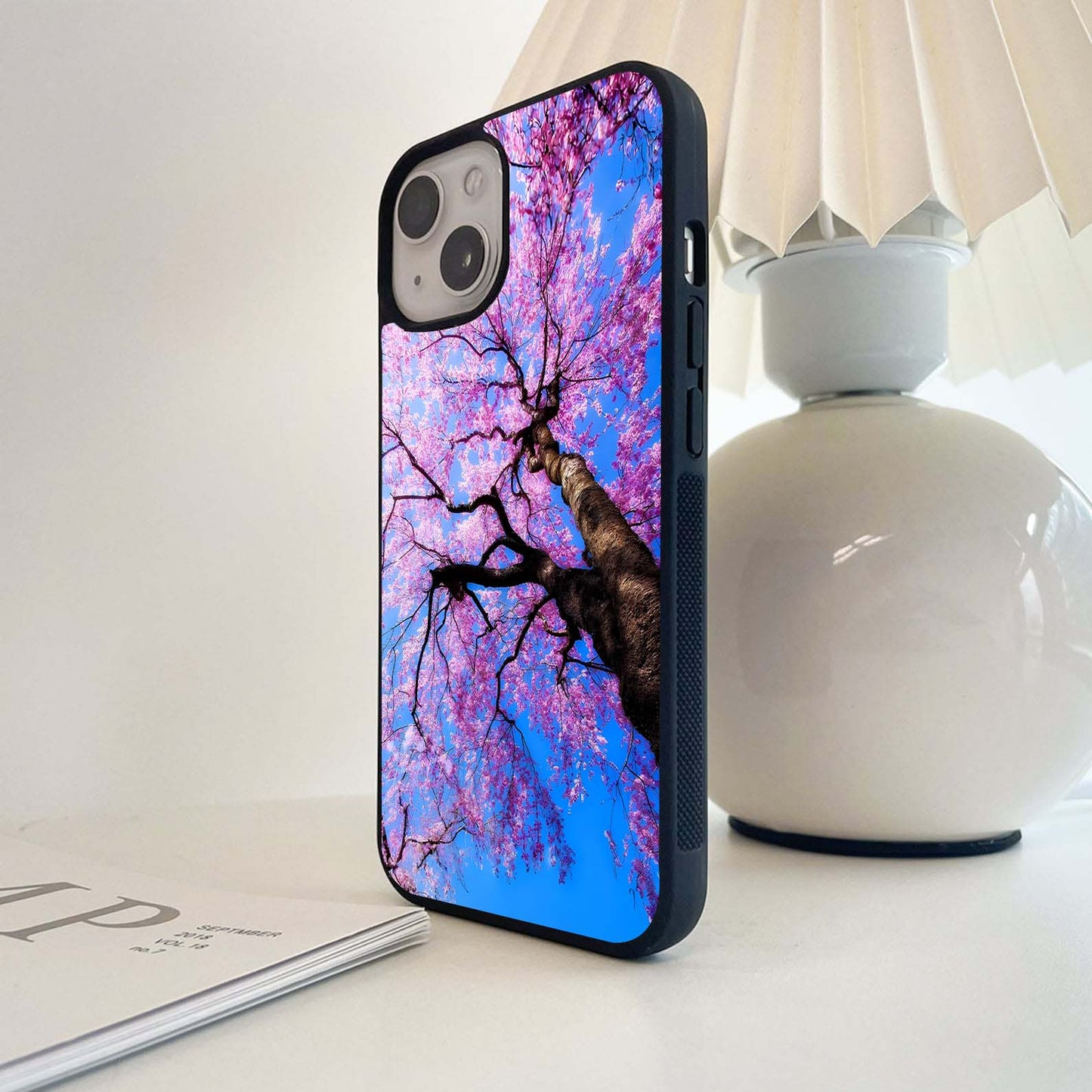 Sakura Sky Symphony Glass Case