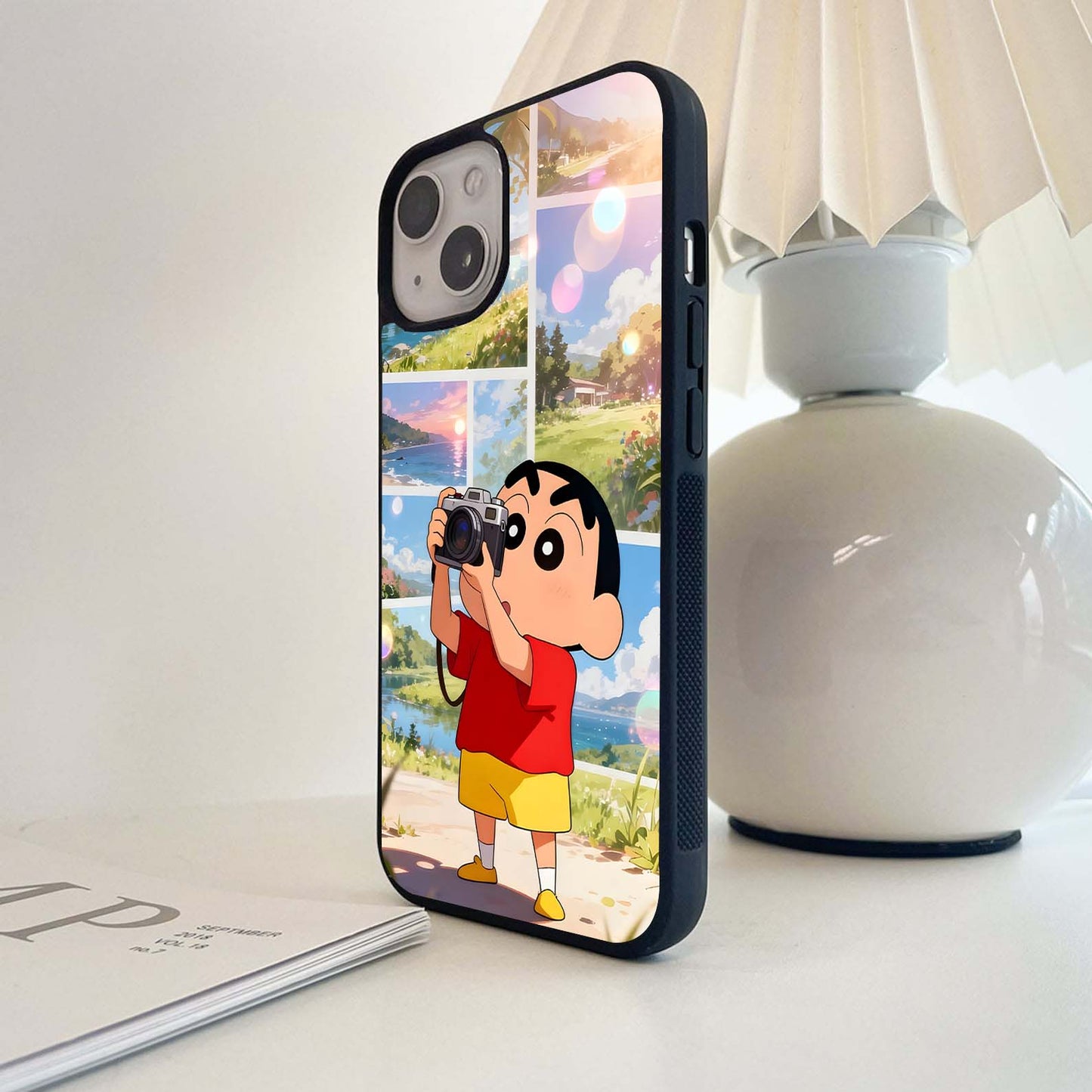 Shinchan Travel Click Glass Case