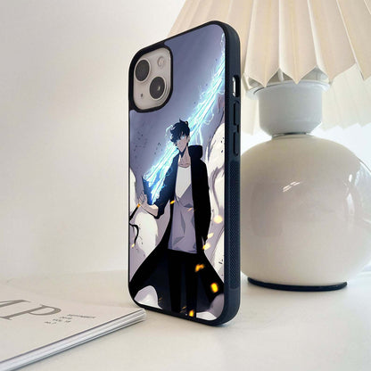 Dark Lightning Anime Warrior Glass Case