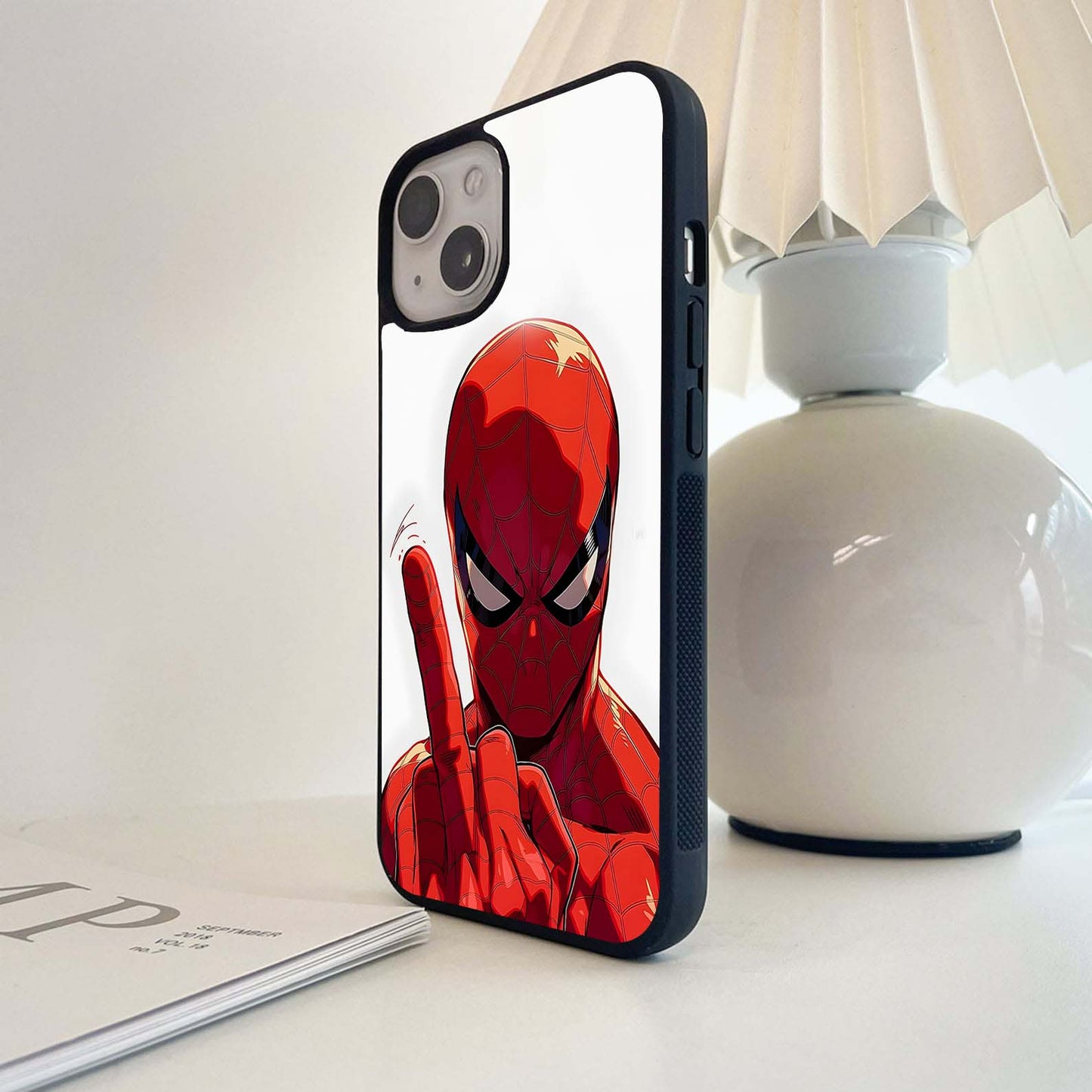 Spiderman Savage Mood Glass Case