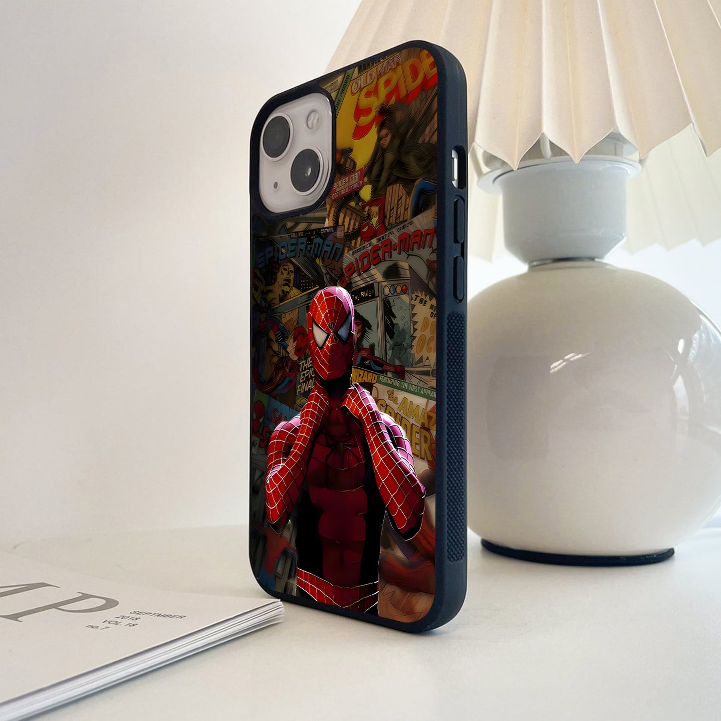 Spiderman Never Quit Glass Case