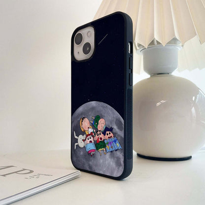 Shinchan Moon Gang Glass Case